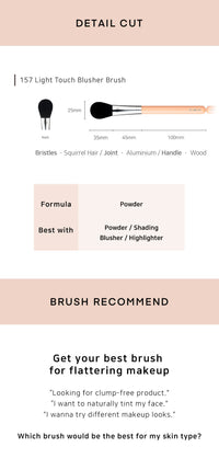 THE TOOL LAB 157 Light Touch Blusher STORE K BEAUTY