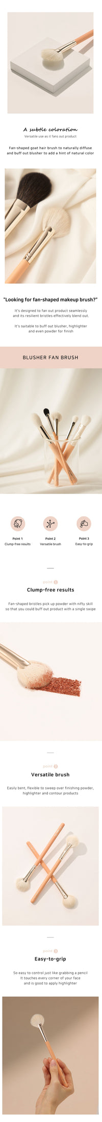 THE TOOL LAB 160 Blusher Fan STORE K BEAUTY