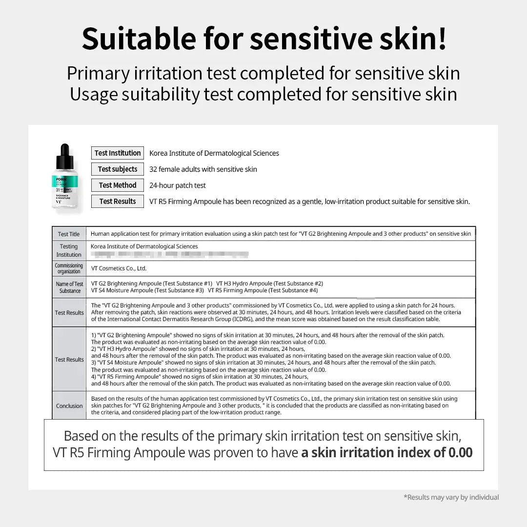 VT COSMETICS R5 PDRN FIRMING AMPOULE VT COSMETICS