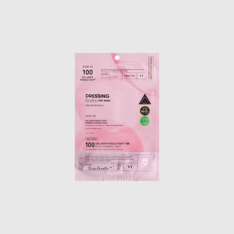 VT COSMETICS COLLAGEN REEDLE SHOT 100 2-STEP MASK VT COSMETICS
