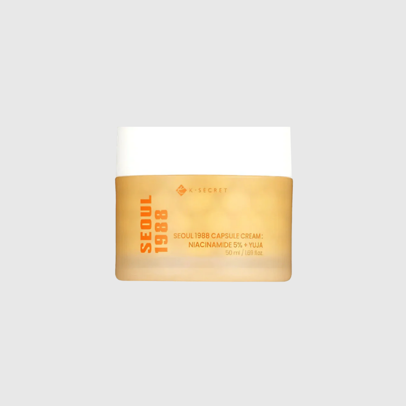 K-SECRET SEOUL 1988 Capsule Cream: Niacinamide 5% + Yuja K-SECRET