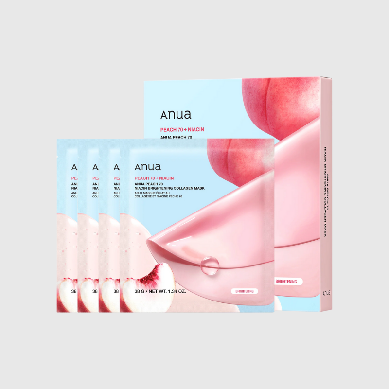 Anua PEACH 70 NIACIN BRIGHTENING COLLAGEN MASK Anua
