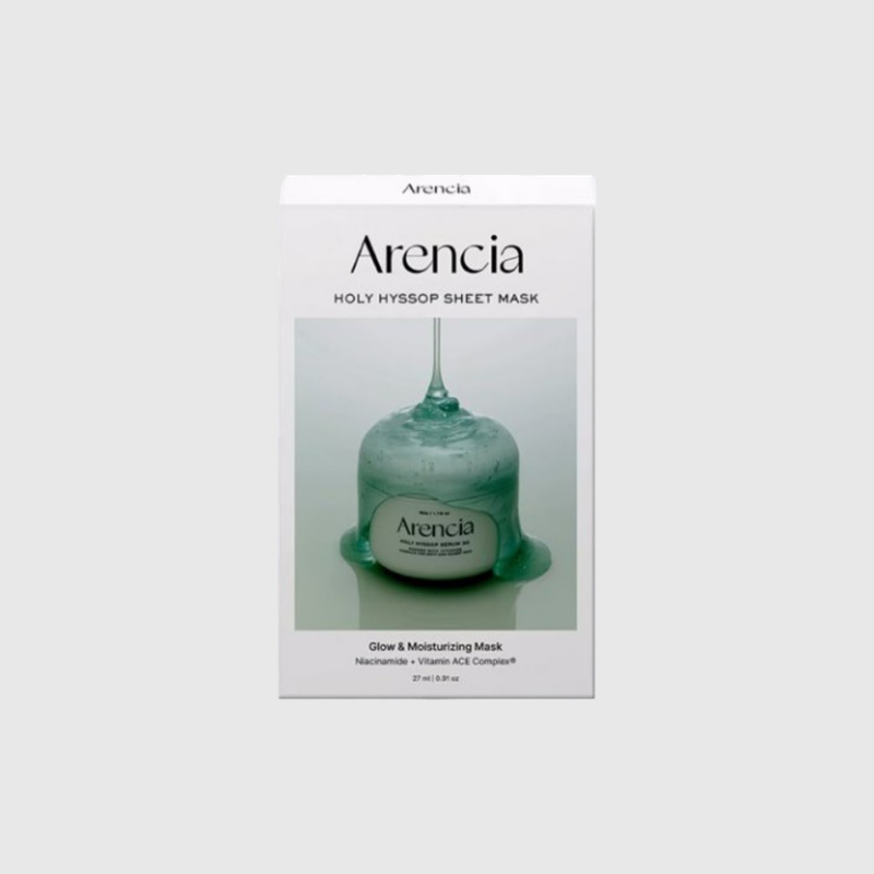 Arencia Holy Hyssop Sheet Mask Arencia