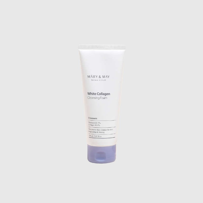 Mary & May White Collagen Cleansing Foam MARY&MAY