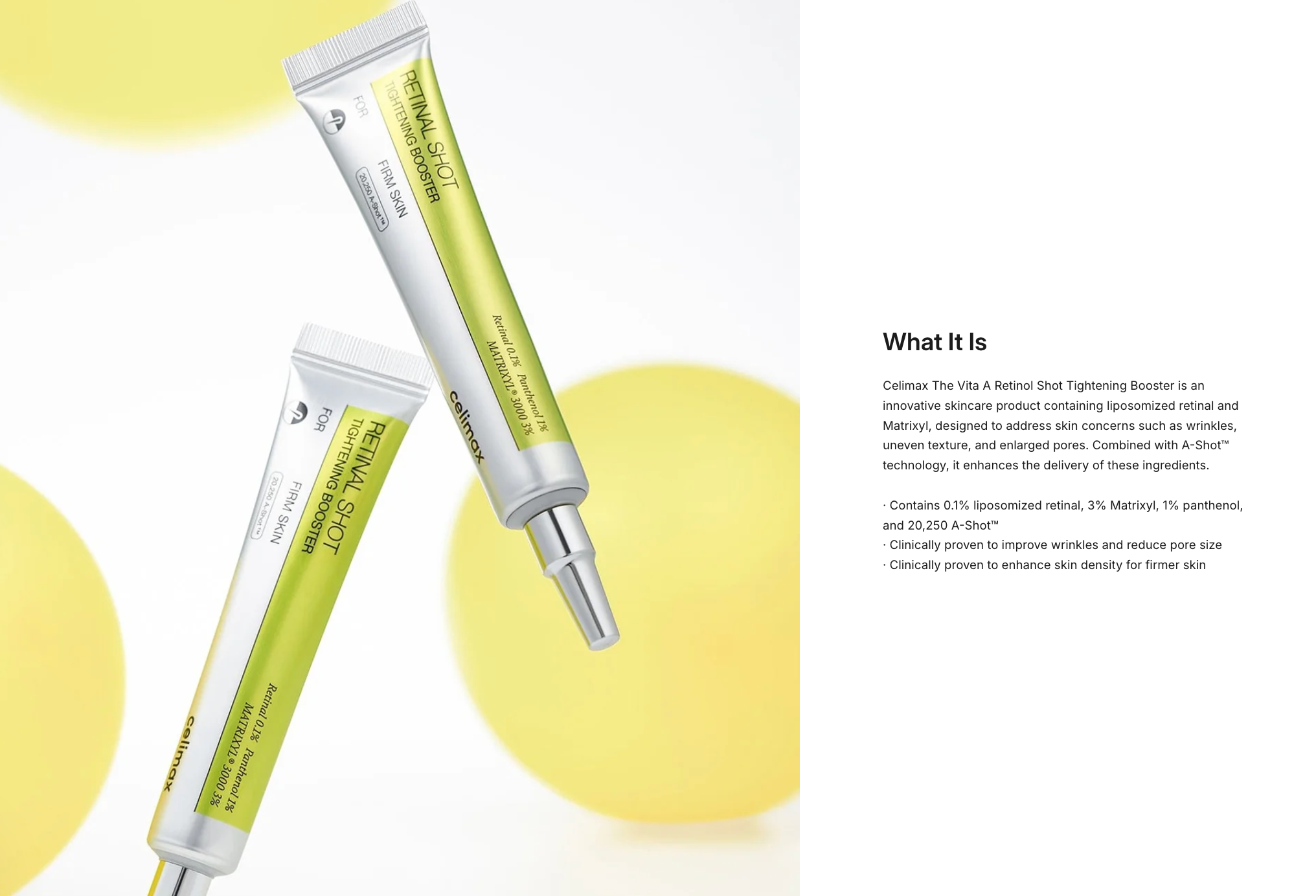 celimax THE -A Retinal Shot Tightening Booster celimax