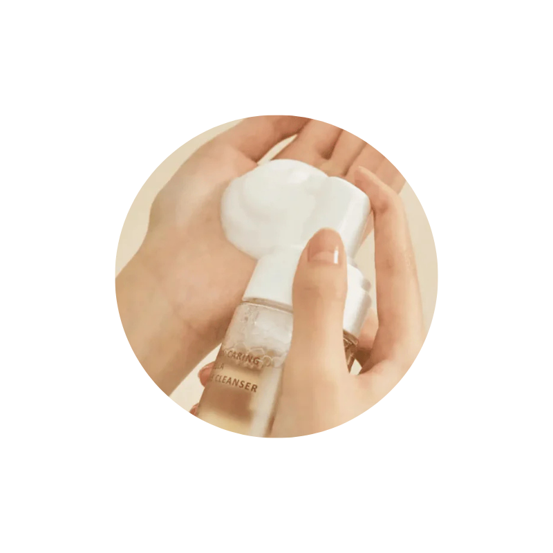 HEVEBLUE Salmon Caring Centella Bubble Cleanser HEVEBLUE