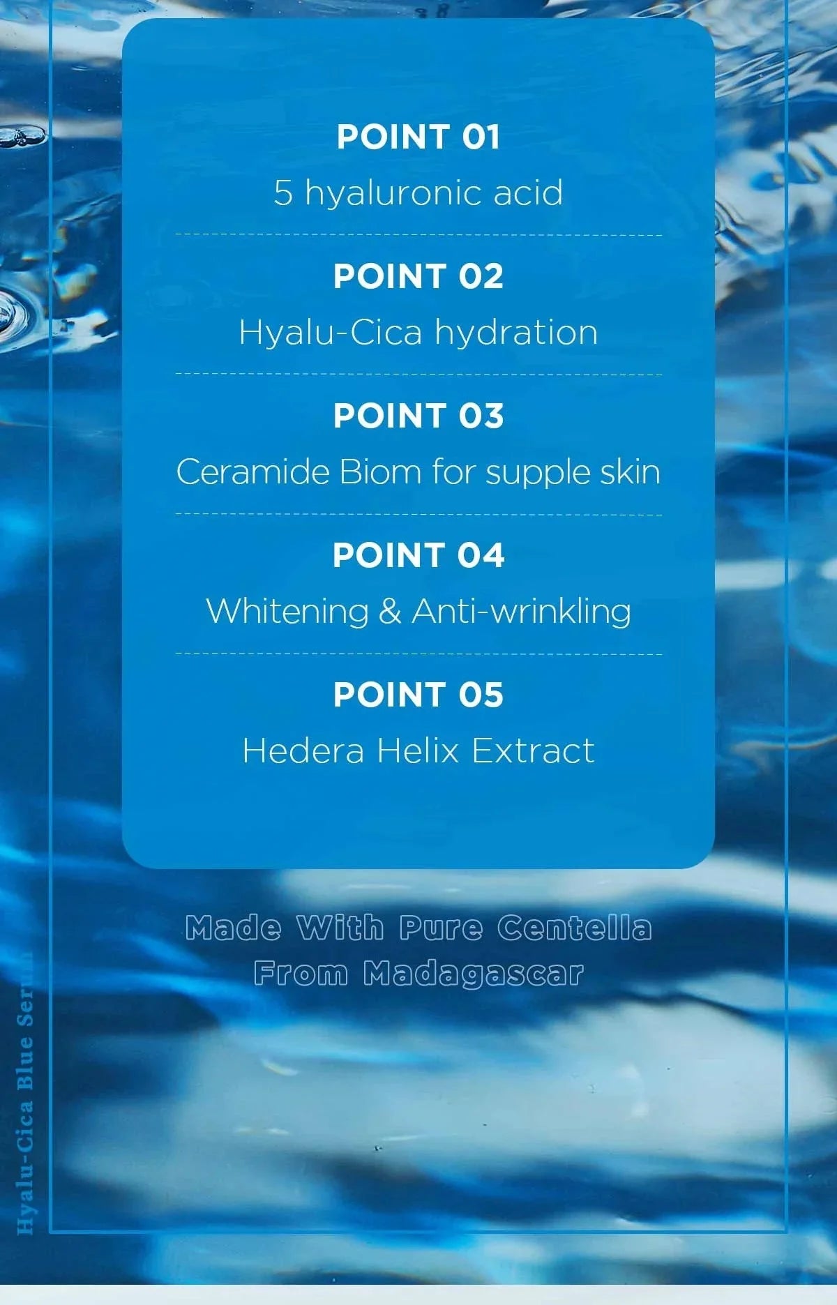 SKIN1004 Madagascar Centella Hyalu-Cica Blue Serum 50ml SKIN1004