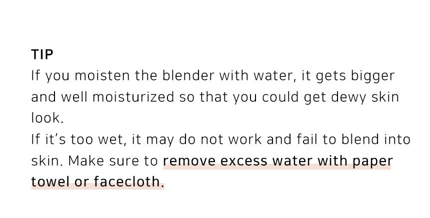 THE TOOL LAB 1046 Hydro Makeup Sponge Rhombus THE TOOL LAB