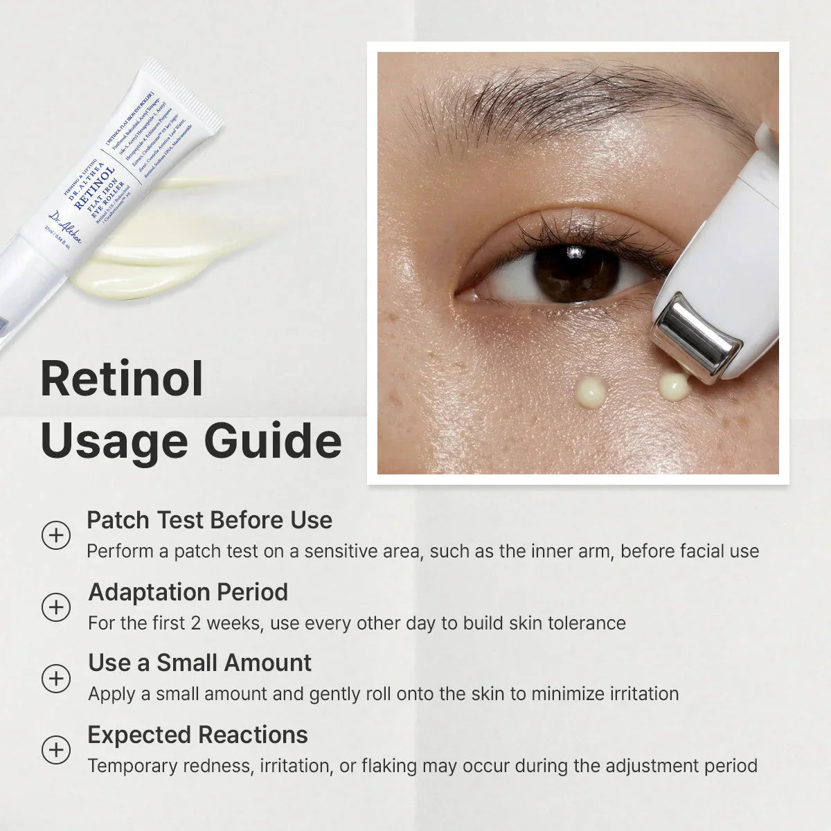 Dr.Althea Retinol Flat Iron Eye Roller Dr.Althea