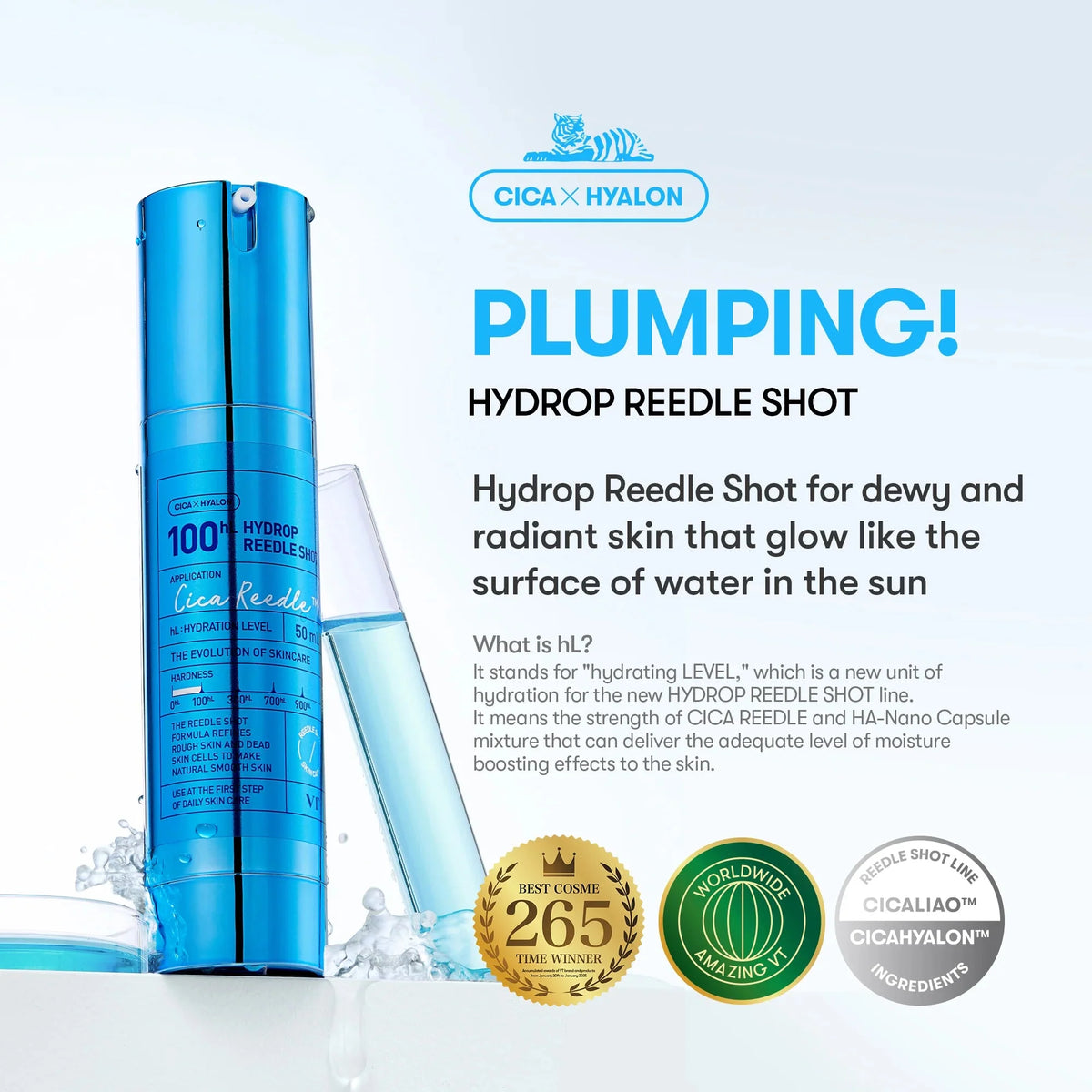 VT COSMETICS HYDROP REEDLE SHOT 100hL VT COSMETICS