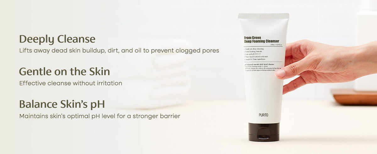Purito Seoul From Green Deep Foaming Cleanser Purito Seoul
