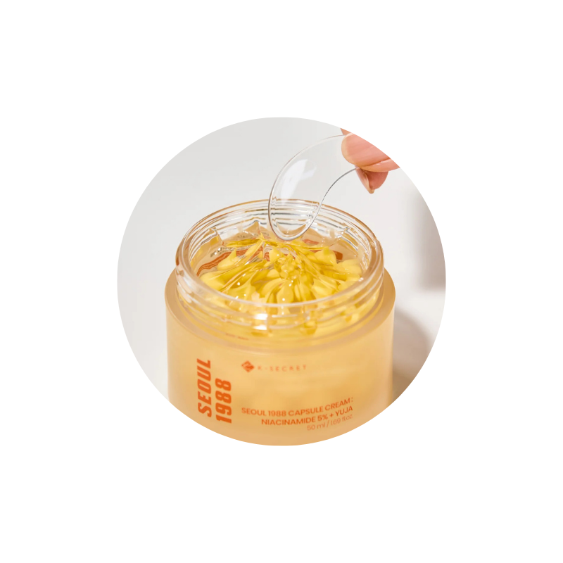 K-SECRET SEOUL 1988 Capsule Cream: Niacinamide 5% + Yuja K-SECRET