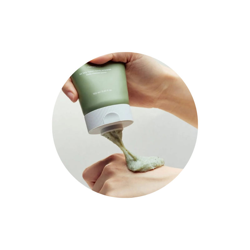 Arencia Green Tea + LHA Deep Pore Rice Cake Cleanser Arencia