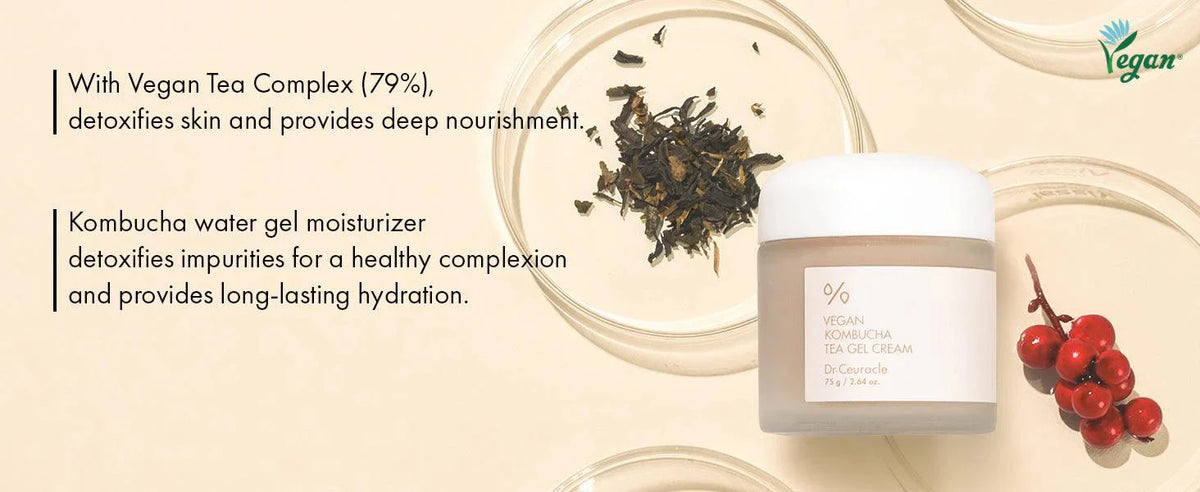 Dr.Ceuracle VEGAN KOMBUCHA TEA GEL CREAM Dr.Ceuracle