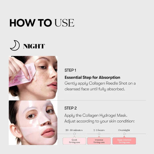 VT COSMETICS COLLAGEN REEDLE SHOT 100 2-STEP MASK VT COSMETICS