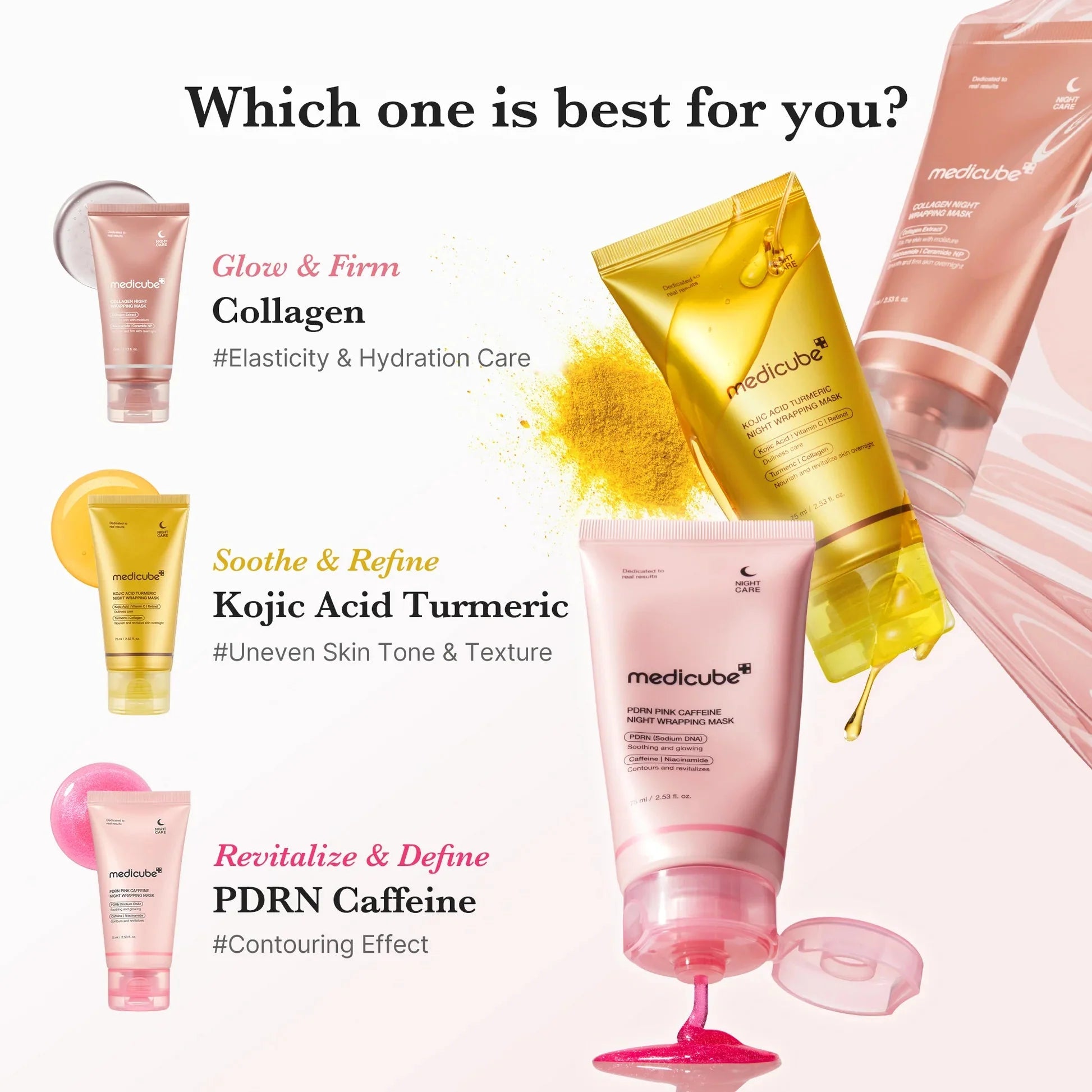 medicube Kojic Acid Turmeric Night Wrapping Mask medicube
