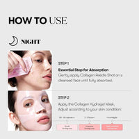 VT COSMETICS COLLAGEN REEDLE SHOT 100 2-STEP MASK VT COSMETICS