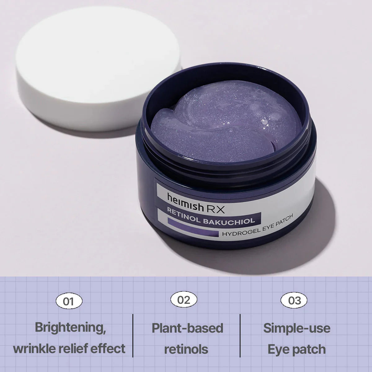 Heimish RX Retinol Bakuchiol Hydrogel Eye Patch Heimish