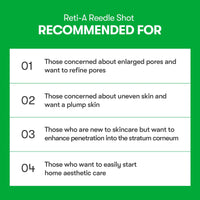 VT COSMETICS 100 RETI-A REEDLE SHOT STICK POUCH (10EA) VT COSMETICS
