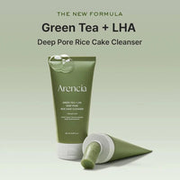 Arencia Green Tea + LHA Deep Pore Rice Cake Cleanser Arencia