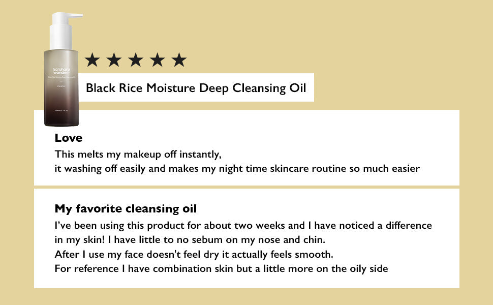 haruharu wonder Black Rice Moisture Deep Cleansing Oil haruharu wonder
