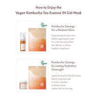 Dr.Ceuracle VEGAN KOMBUCHA TEA ESSENCE IN GEL MASK Dr.Ceuracle