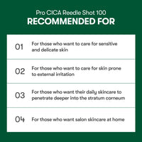 VT COSMETICS 100 PRO CICA REEDLE SHOT STICK POUCH (10EA) VT COSMETICS