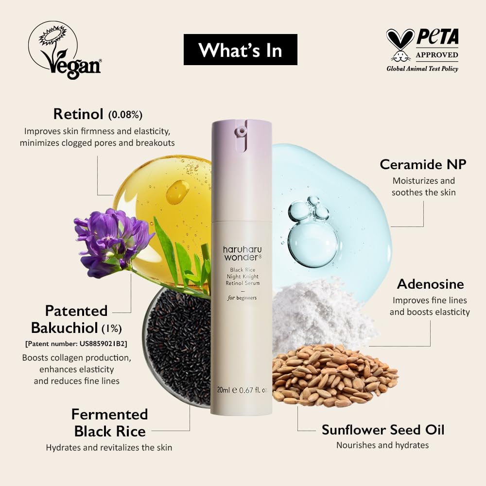 haruharu wonder Black Rice Night Knight Retinol Serum haruharu wonder