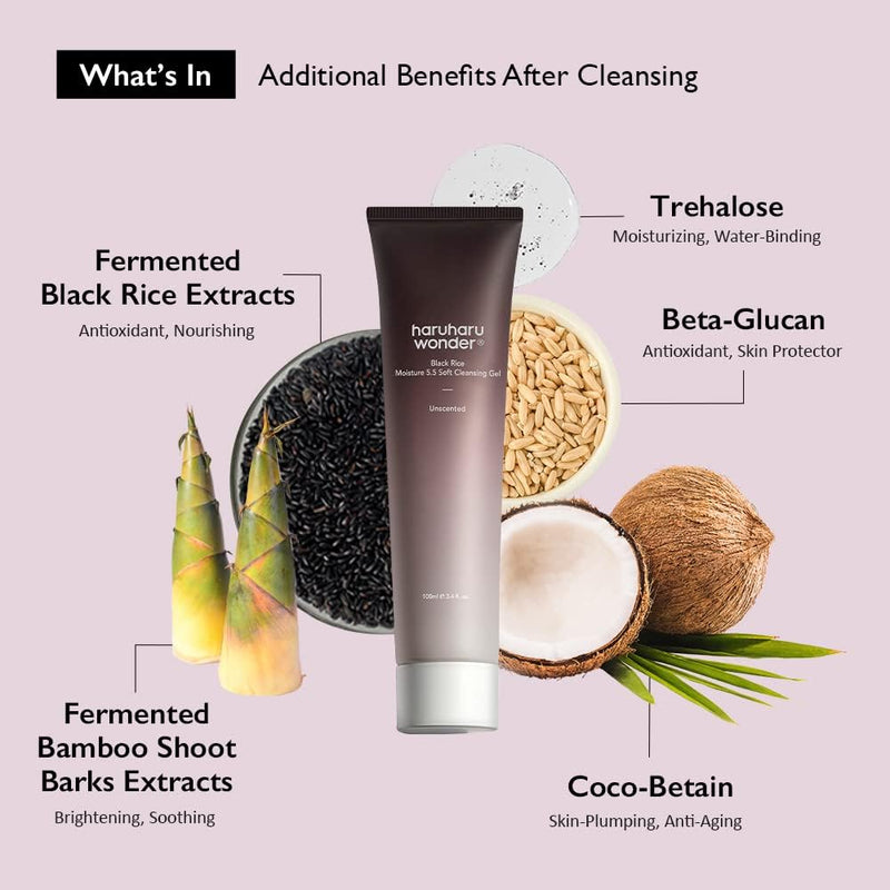 haruharu wonder Black Rice Moisture 5.5 Soft Cleansing Gel haruharu wonder