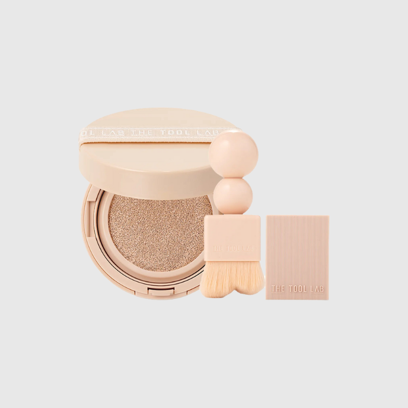 THE TOOL LAB Stamp Skinfit Cushion Glow + Brush THE TOOL LAB