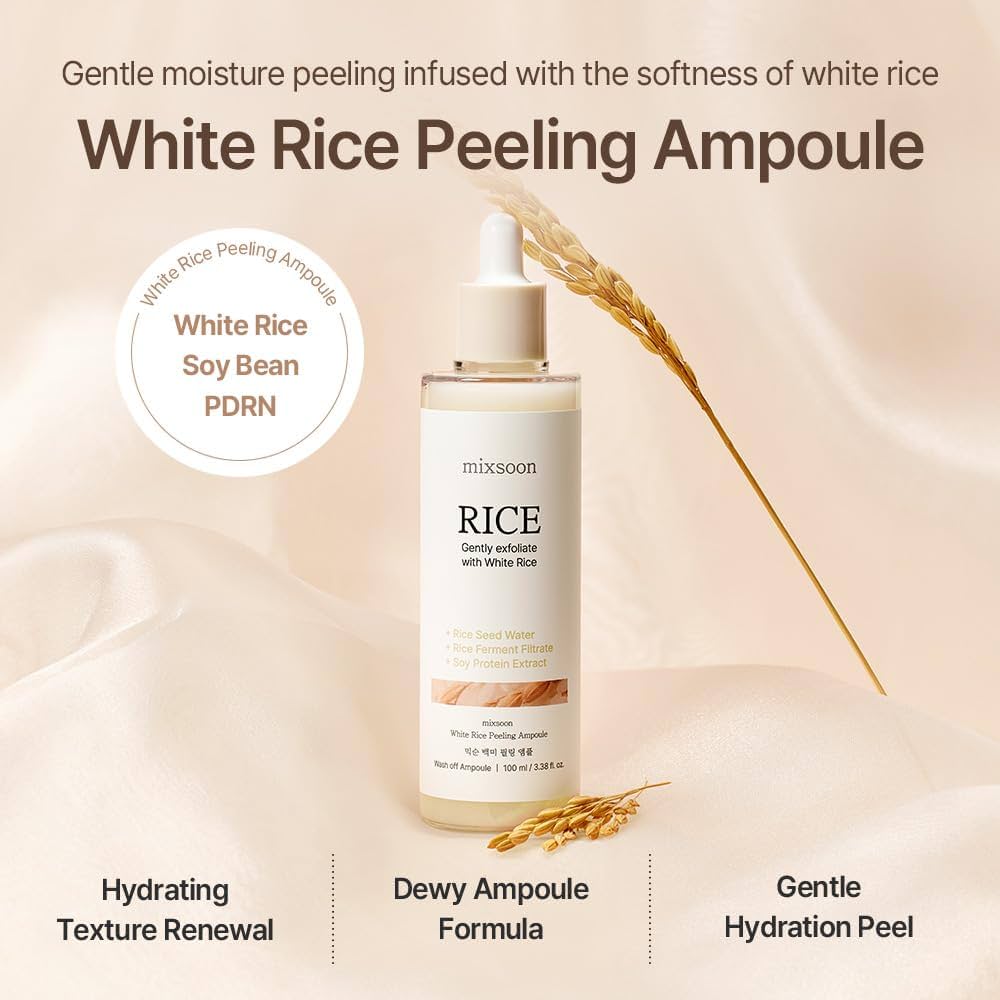 Mixsoon White Rice Peeling Ampoule STORE K BEAUTY