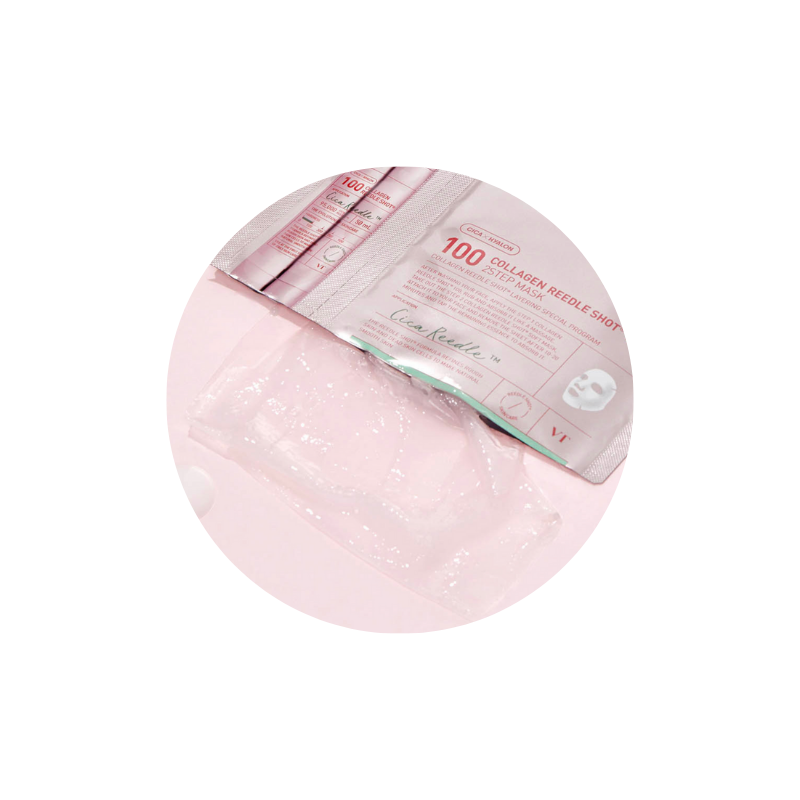 VT COSMETICS COLLAGEN REEDLE SHOT 100 2-STEP MASK