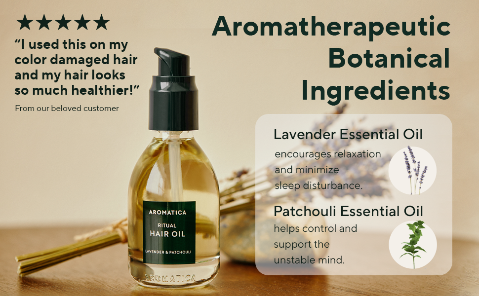 AROMATICA Ritual Hair Oil Lavender & Patchouli AROMATICA