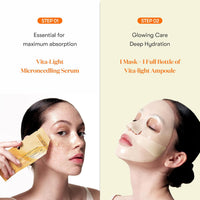 VT COSMETICS VITA-LIGHT REEDLE SHOT 100 2STEP HYDROGEL MASK VT COSMETICS