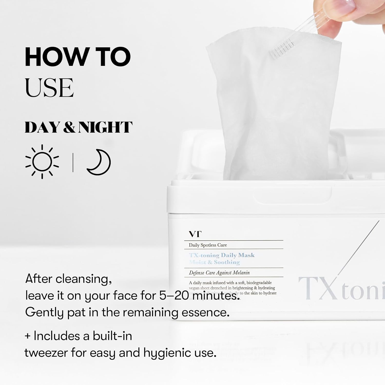 VT COSMETICS TX-TONING DAILY MASK VT COSMETICS