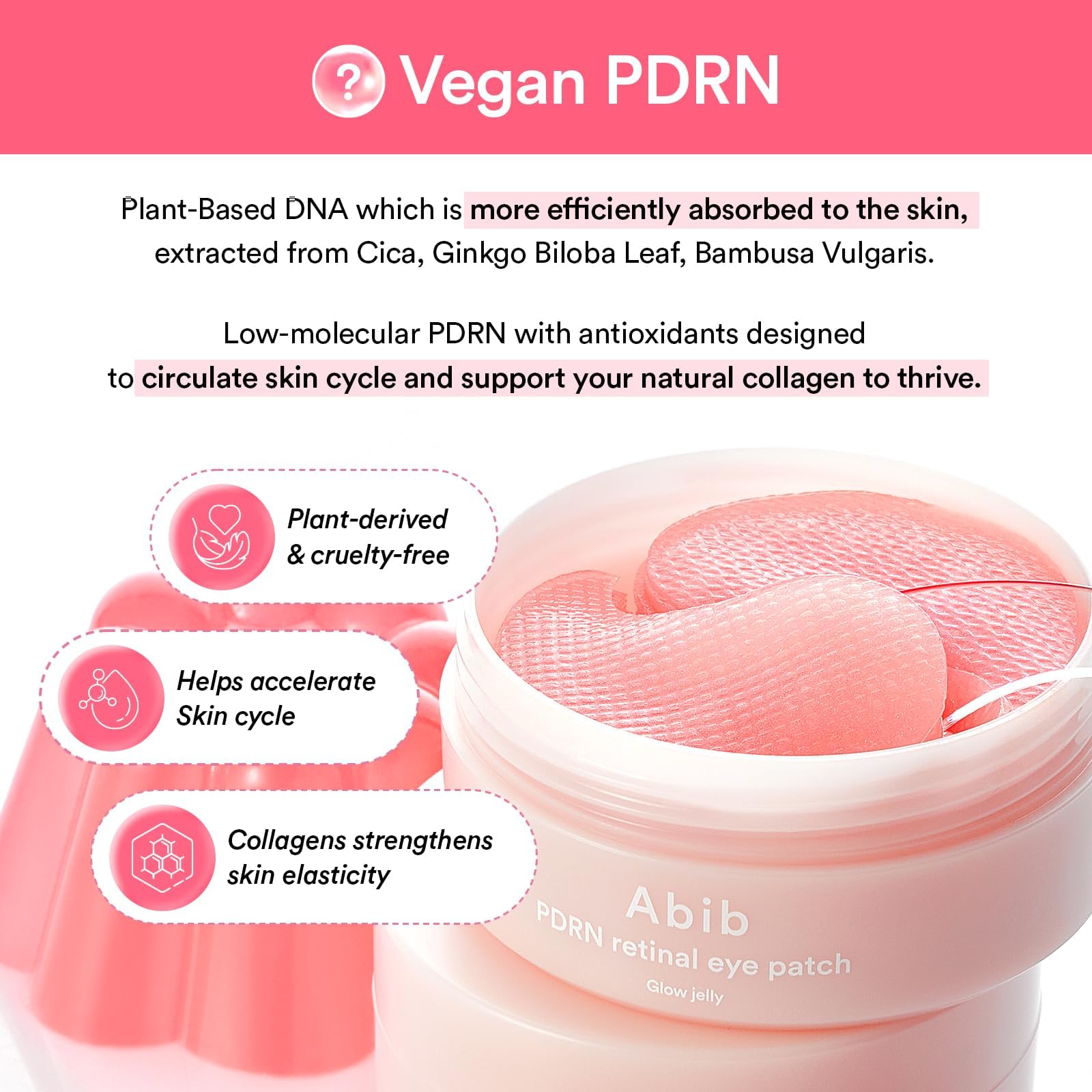 Abib PDRN Retinal Eye Patch Glow Jelly Abib