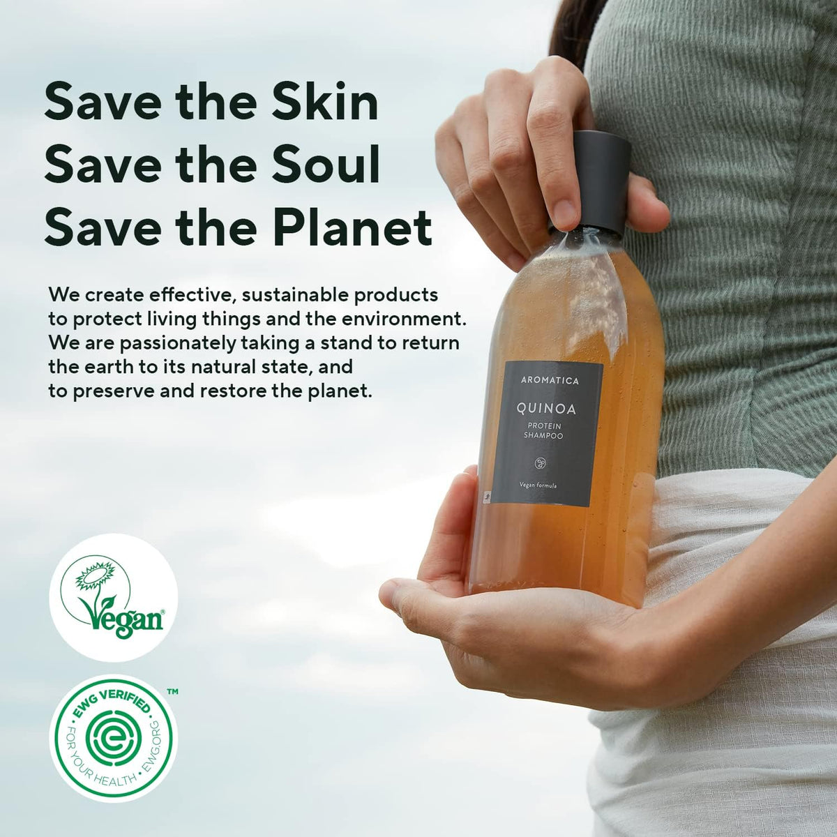 AROMATICA Quinoa Protein Shampoo