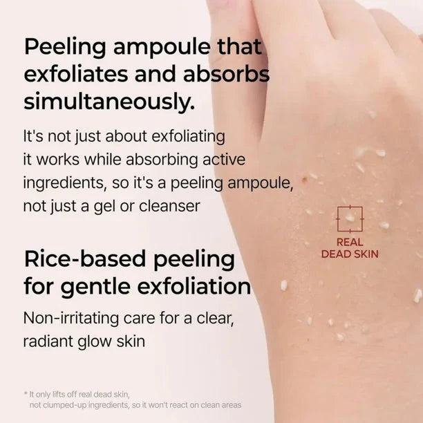 Mixsoon White Rice Peeling Ampoule STORE K BEAUTY