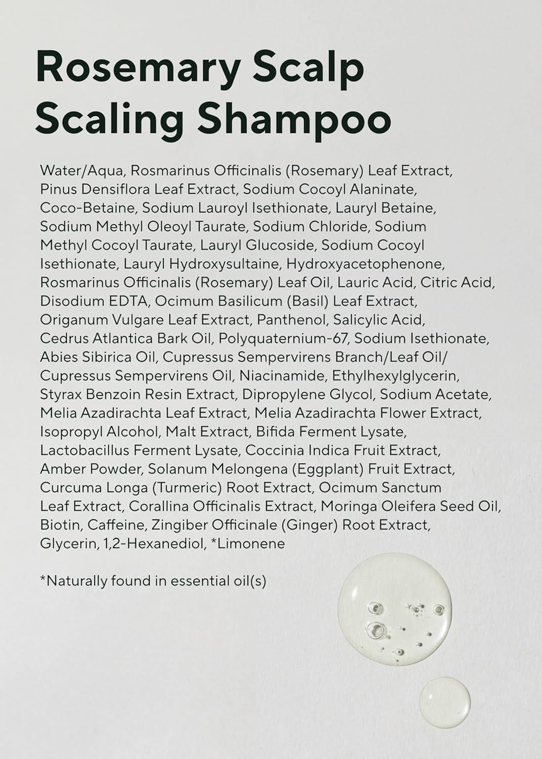 AROMATICA Rosemary Scalp Scaling Shampoo AROMATICA