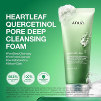 Anua Heartleaf Quercetinol Pore Cleansing Foam Anua