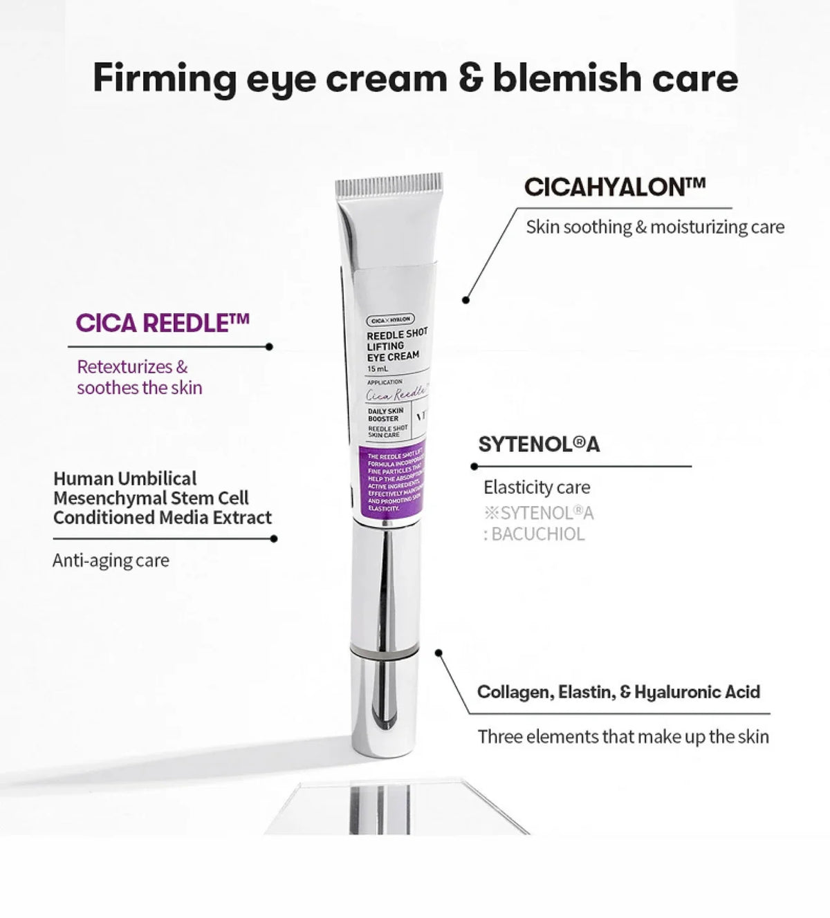 VT COSMETICS REEDLE SHOT LIFTING EYE CREAM VT COSMETICS
