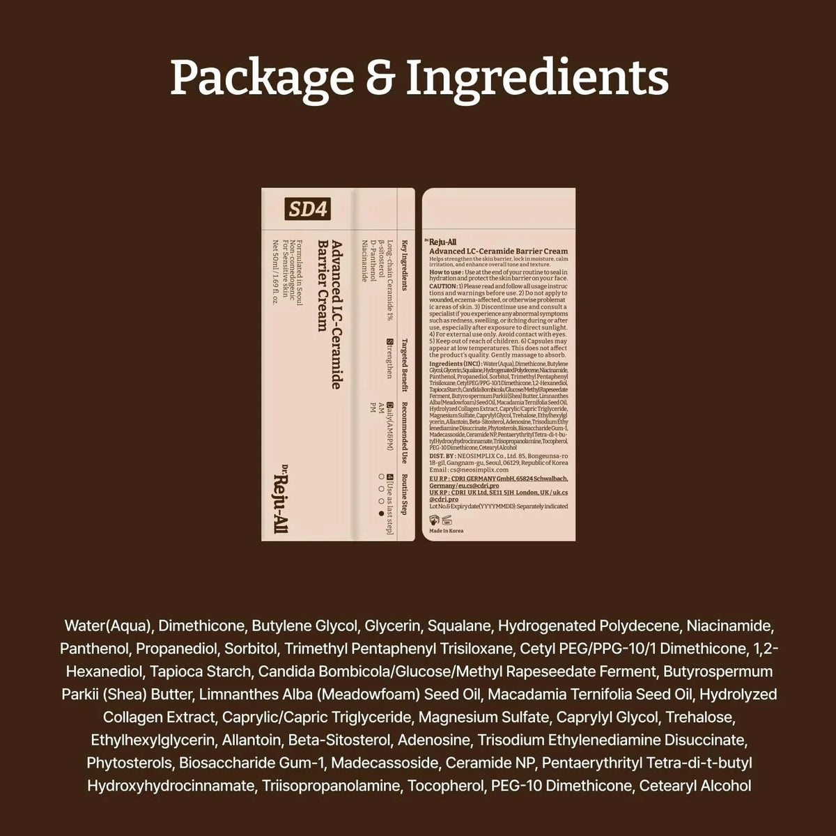 Dr. Reju-All Advanced LC-Ceramide Barrier Cream Dr.Reju-All