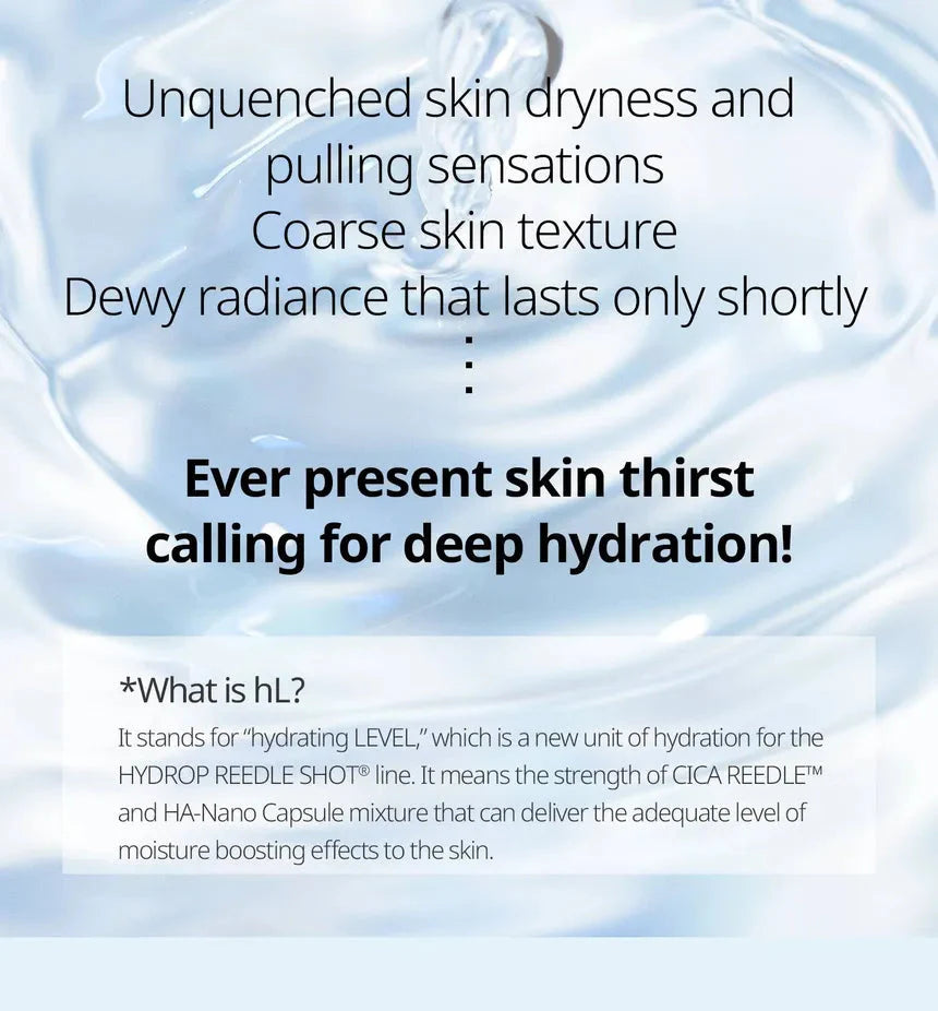 VT COSMETICS HYDROP REEDLE SHOT 100hL 2 STEP MASK VT COSMETICS