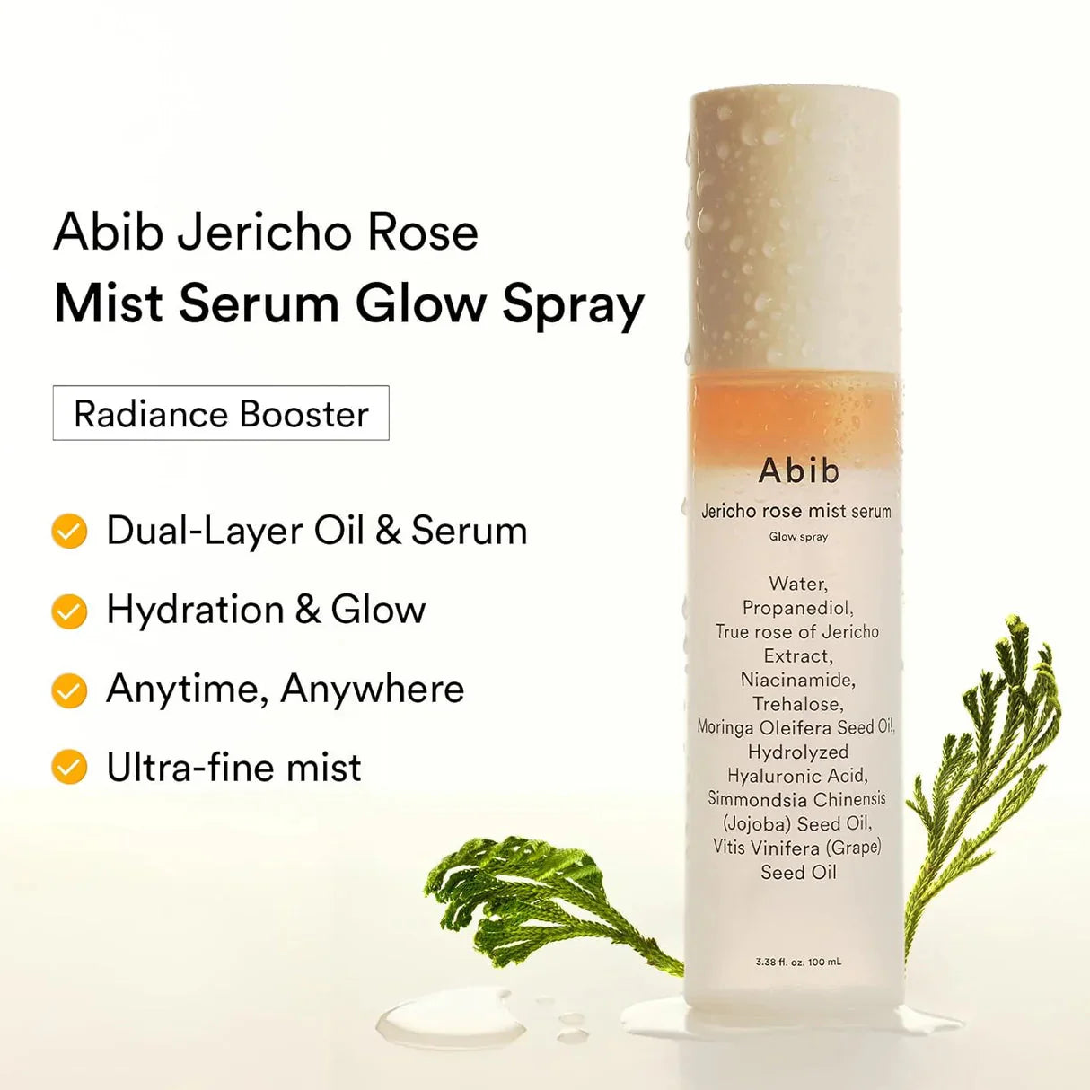 Abib Jericho Rose Mist Serum Glow Spray Abib