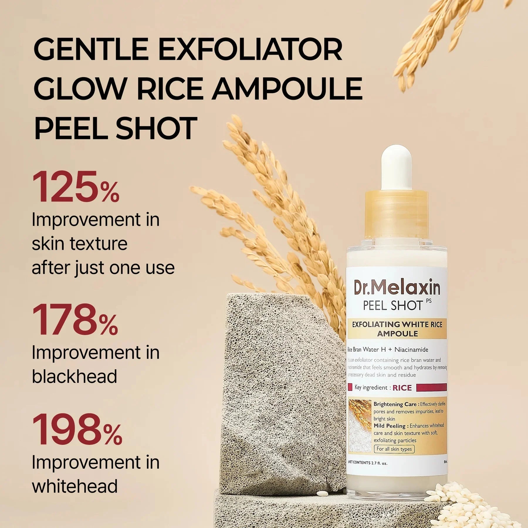 Dr.Melaxin PEEL SHOT EXFOLIATING WHITE RICE AMPOULE Dr.Melaxin