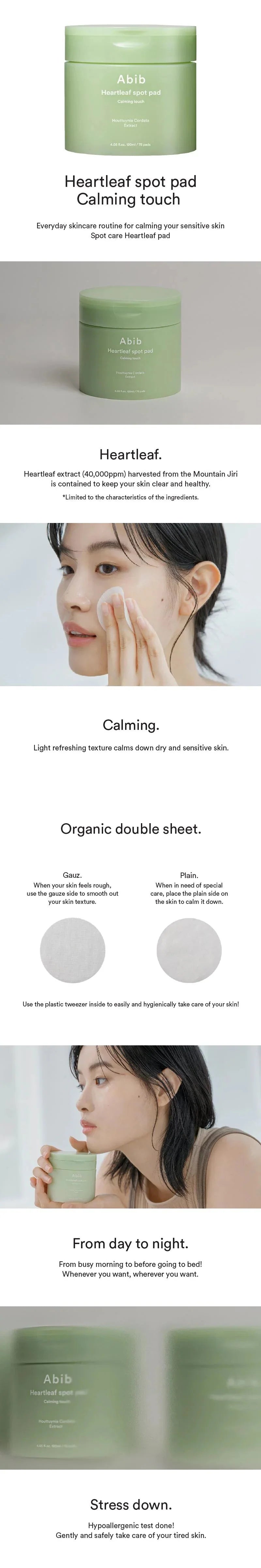 Abib Heartleaf Spot Pad Calming Touch Abib