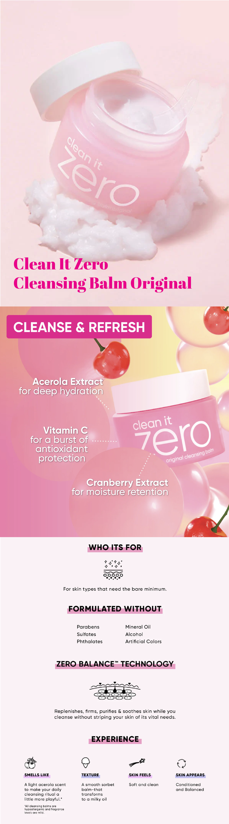 Banila Co Clean it Zero Cleansing Balm Original Banila Co