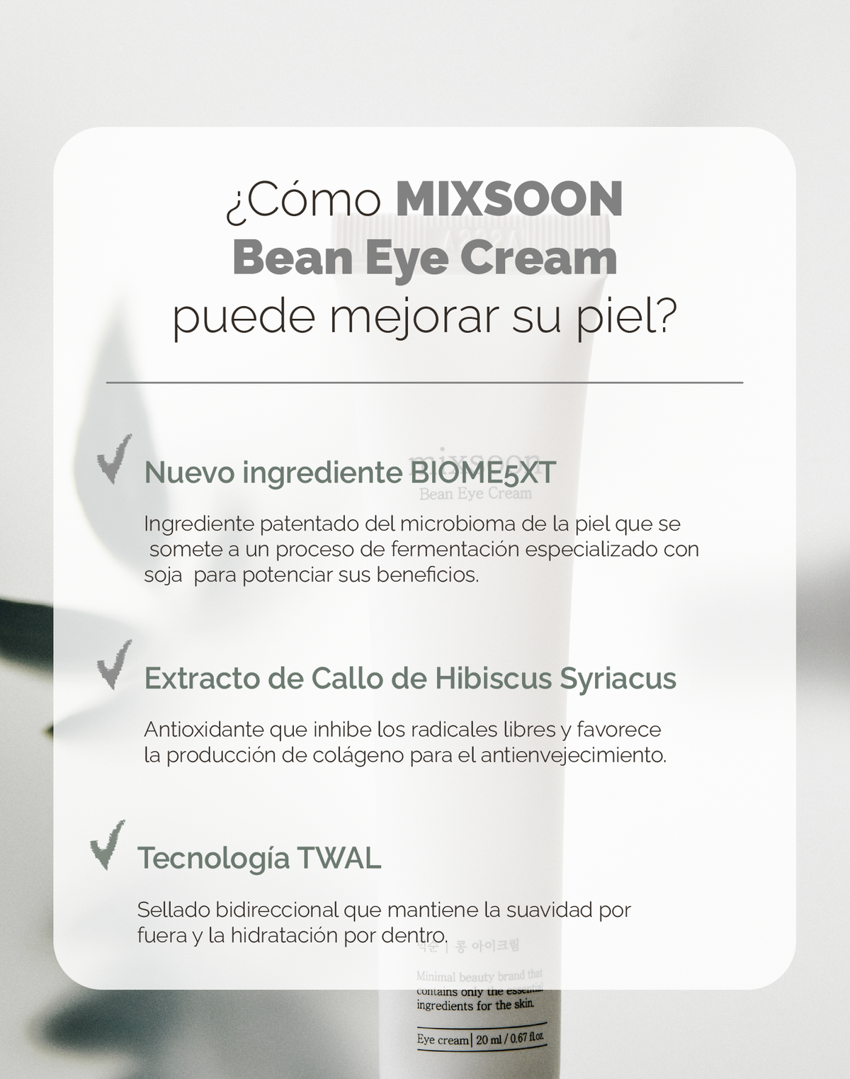mixsoon Bean Eye Cream MIXSOON