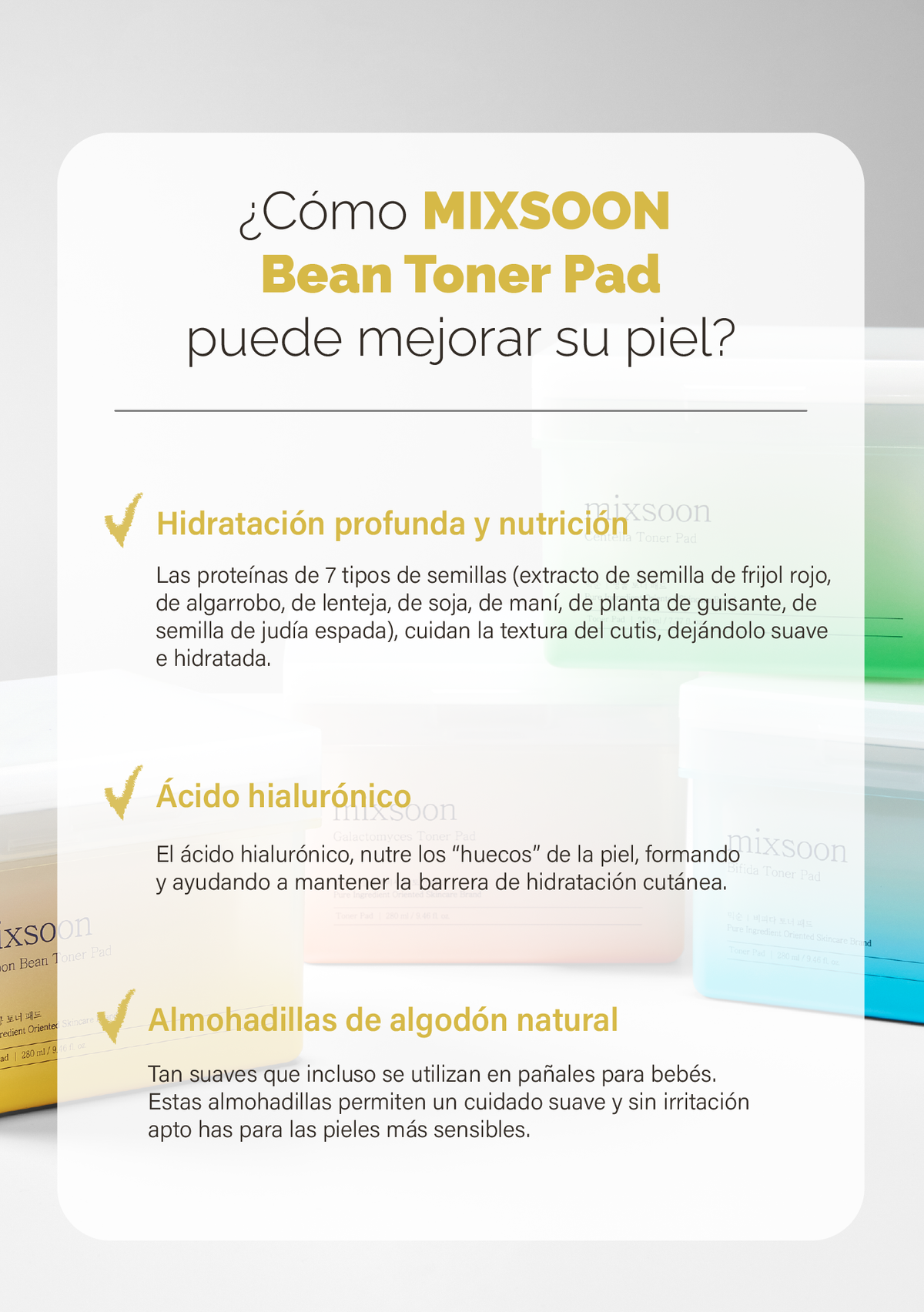 Bean Toner Pad MIXSOON