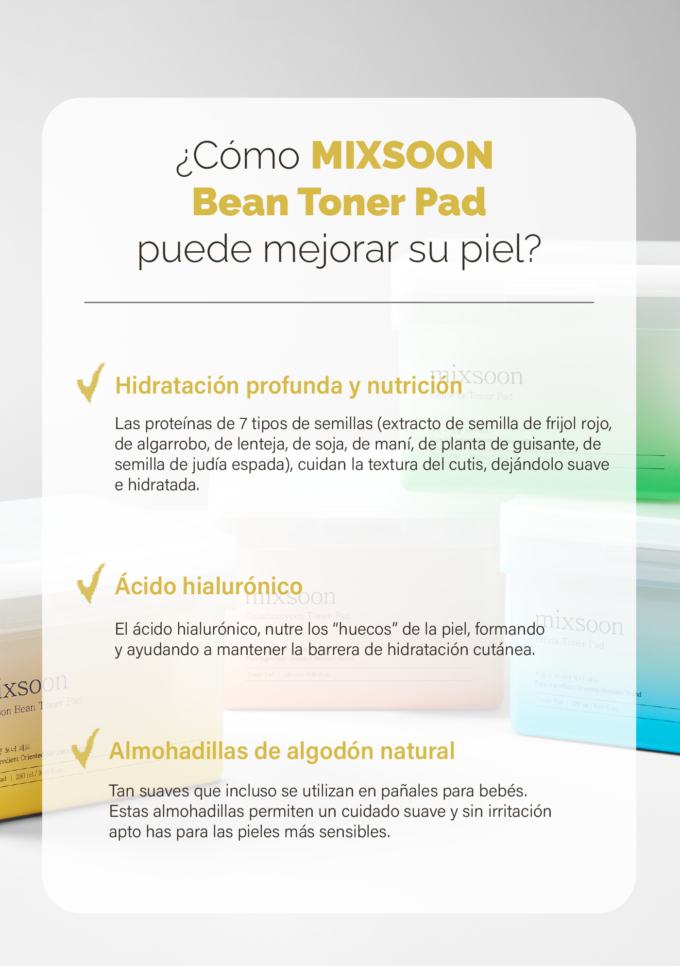 Bean Toner Pad MIXSOON